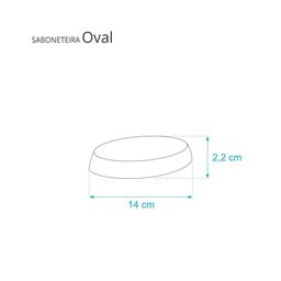Saboneteira Oval Preto - 4