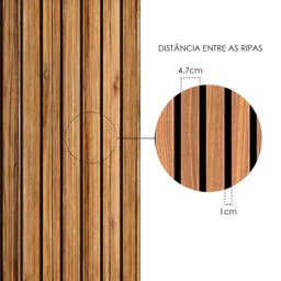 Papel Parede Ripado Madeira Rustica Adesivo 5mX45cm Lavável - 7