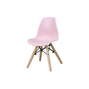 Ver imagem 3 de Conjunto Infantil Mesa Eames Branca 60cm com 2 Cadeiras Rosa
