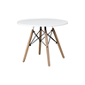 Conjunto Infantil Mesa Eames Branca 60cm com 2 Cadeiras Rosa - 7