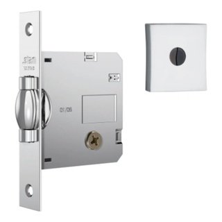 Fechadura Porta Pivotante Rolete Tetra Stam 1005 Quadrada