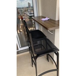 Banqueta para Cozinha e Bancada de Bar em Alumínio e Tela Sling - 3