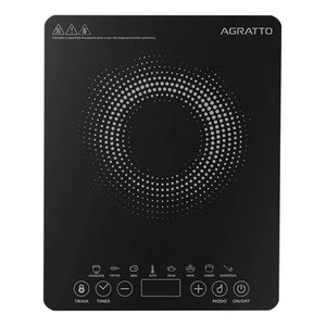 Cooktop Indução 1 Boca Agratto 1200w Preto