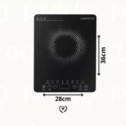 Cooktop Indução 1 Boca Agratto 1200w Preto - 11