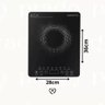 Cooktop Indução 1 Boca Agratto 1200w Preto - 11