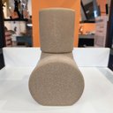 Ver imagem 3 de Vaso em Ceramica Minimalista Texturizado Bege 19cm