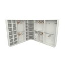 Ver imagem 2 de Kit Armário Closet Modulado M23 (colmeia, loja, Expositor, sapateira, roupa, organizador) VETORIAL M