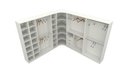 Ver imagem 3 de Kit Armário Closet Modulado M23 (colmeia, loja, Expositor, sapateira, roupa, organizador) VETORIAL M