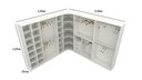 Ver imagem 1 de Kit Armário Closet Modulado M23 (colmeia, loja, Expositor, sapateira, roupa, organizador) VETORIAL M
