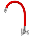 Ver imagem 2 de Torneira Cozinha Parede Flexível Color Red C-72