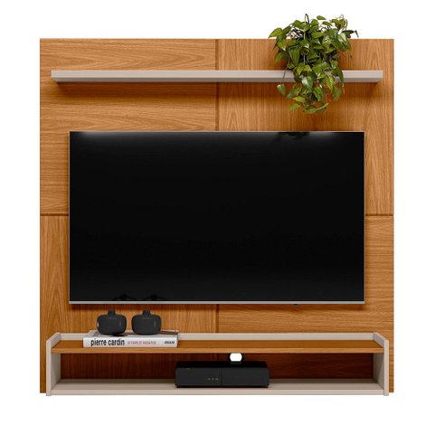 Painel para Tv Creta até 50 Polegadas 1 Prateleira Linea Brasil