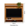 Painel para Tv Creta até 50 Polegadas 1 Prateleira Linea Brasil - 3