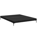 Ver imagem 3 de Cama Queen Base Box 158cm Pés Ferro Susano Veludo Preto Z04 - Mpozenato