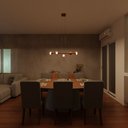 Ver imagem 2 de Pendente Luminaria Lustre de Teto Jabuticaba 5 Globos Vidro Decoração Iluminação Casa Sala Cozinha