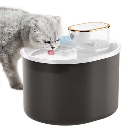 Bebedouro Fonte de Agua Gato Cao Pet Cachorro Reservatorio 3 Litros Sensor Presença Movimento Animal