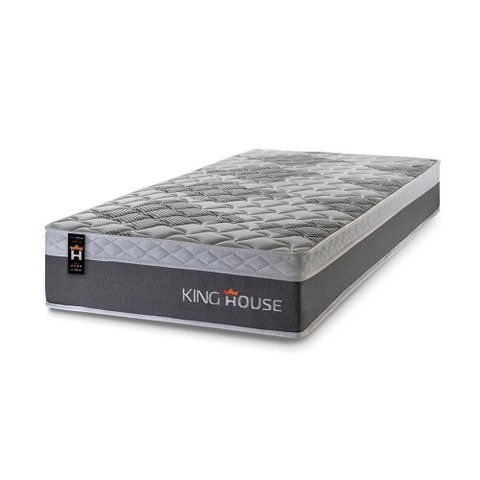Colchão C- Molas Ensacadas Sheffield Cinza Solteiro 88x188x27