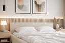 Ver imagem 3 de Cama Estofada Siena Tamanho de Casal com Design Moderno Luxo