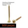 Kit 500 Peças Parafuso Chipboard Cabeça Panela Phillips 4.0x14 Bicro - 3