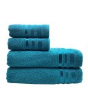 Ver imagem 1 de Jogo de Toalhas 4 Peças Groh Marselha 100% Algodão Azul