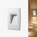 Ver imagem 1 de Balizador Led 2w Step Embutir Vertical 4x2 Branco 3000k Bivolt