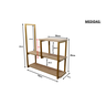 Nicho TRIPLO metalon 100X15 AMAD CLARIN/DOURADO  METALICO 03 - 2