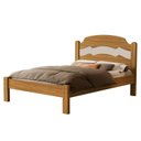 Ver imagem 4 de Cama de Casal em Madeira Mdf Iris Reforçada Estilo Moderno para Quarto Tradicional:nature / Off Whit