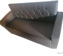 Ver imagem 1 de Poltrona Sofá Booth 1,90cm Preto com Braços