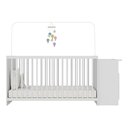 Ver imagem 4 de Berço Cômoda com Colchão Incluso Meu Bebê Multimóveis Mp4309 Branco