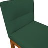 Kit 2 Banquetas Valencia Base de Madeira Maciça Veludo Verde Bandeira - 6