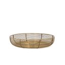 Ver imagem 1 de Centro de Mesa Decorativo em Metal Dourado 32cm 21944 Mart