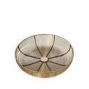 Ver imagem 2 de Centro de Mesa Decorativo em Metal Dourado 32cm 21944 Mart