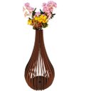 Ver imagem 1 de Vaso de Chão Decorativo Grande Capadócia Mdf:marrom/60x30cm
