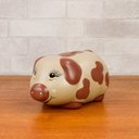 Ver imagem 2 de Cofre Porco Médio Cerâmica: Marrom