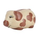 Ver imagem 1 de Cofre Porco Médio Cerâmica: Marrom