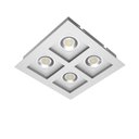 Ver imagem 1 de Spot de Embutir PAR16 Quadrado com 4 focos direcionáveis Branco ORLUCE