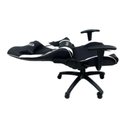 Ver imagem 3 de Cadeira Gamer Ergonômica Preta e Branca