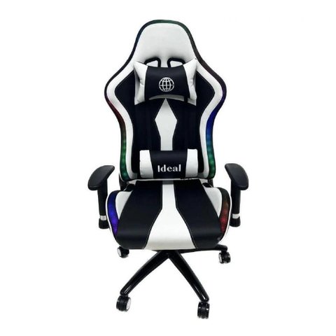 Cadeira Gamer Ergonômica Preta e Branca