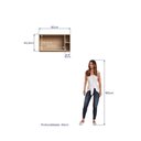 Ver imagem 5 de Armário Aéreo 80cm para Forno Microondas IS1621 Linha Isabelle Delmarco