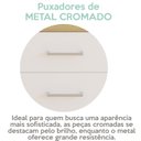 Ver imagem 5 de Gaveteiro Multiuso Tampo Tamburato 40cm Olmo Branco Tok Arty