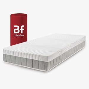 Colchão Solteiro Ortopédico Bf Antistress a Vácuo 88x188cm Bf Colchões