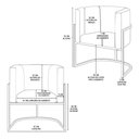 Ver imagem 7 de Kit 02 Cadeiras Poltrona Lua para Sala Quarto Veludo Preto