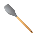 Ver imagem 1 de Espátula Reta de Silicone Cabo de Madeira Cinza 31cm Coberturas Fechada