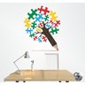 Adesivo Para Escolas e Pedagogia Árvore Lápis Quebra cabeça - 1