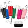 Copo Térmico Tipo Stanley com Caixa de Som Bluetooth - sem Estampa - 2