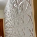 Ver imagem 3 de 50 Placas 3d Revestimento Parede Alto Relevo Dakar Branca 3,12 M²