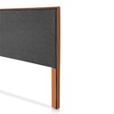 Ver imagem 5 de Cabeceira Cama Box King 1,93m Estofada Havai Veludo Terracota