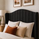 Ver imagem 2 de Cabeceira Cama Box Casal Queen 160cm Zoe Estofada Boucle Moderna