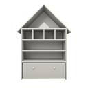 Ver imagem 6 de Casinha Infantil Organizadora de Brinquedos 100% Mdf Plancasa:off White