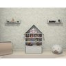 Casinha Infantil Organizadora de Brinquedos 100% Mdf Plancasa:off White - 4