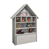 Casinha Infantil Organizadora de Brinquedos 100% Mdf Plancasa:off White - 5